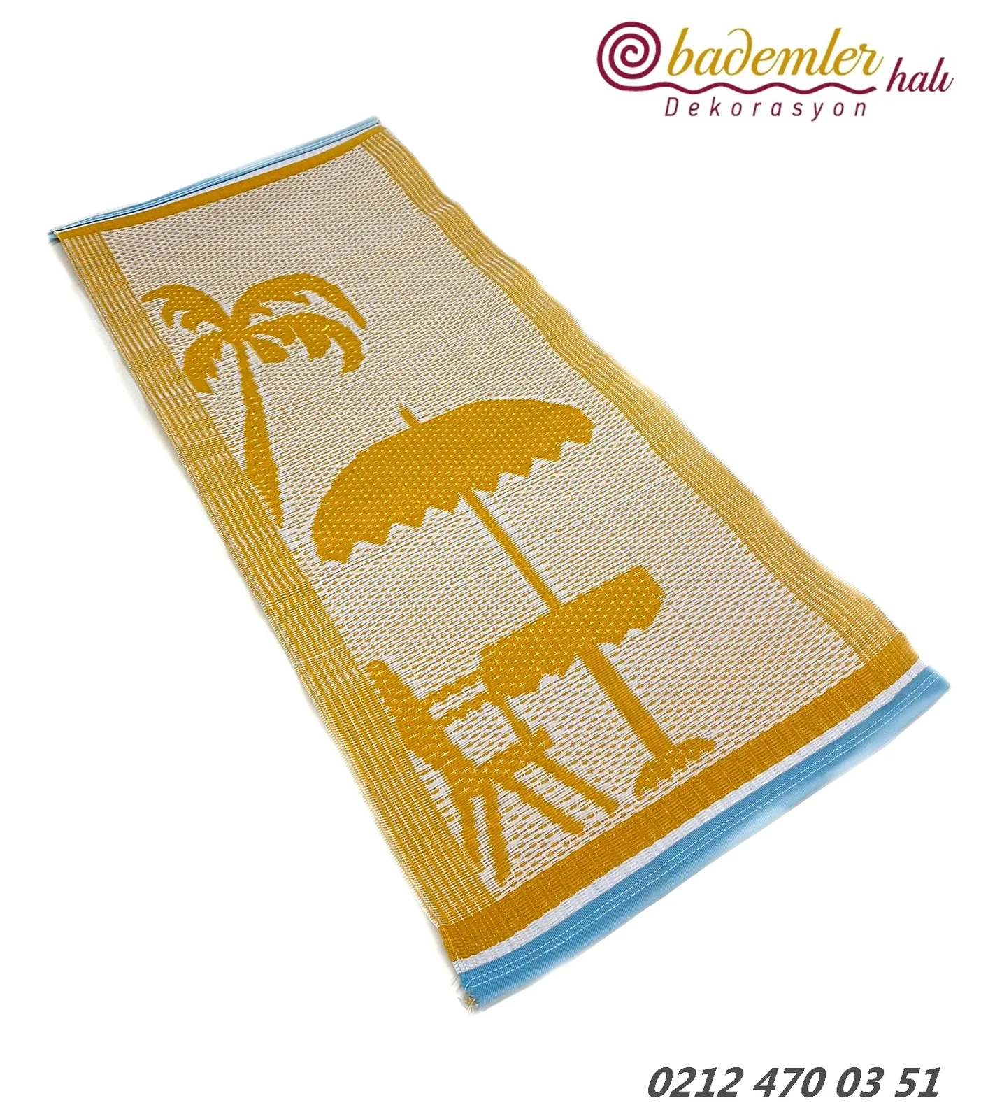 Plastik Plaj Hasırı 60×150 cm görünüm 2